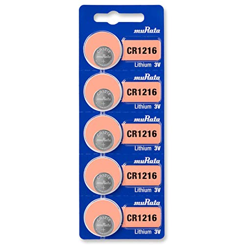Batería de Litio CR1216 Murata 3V Coin Cell 5 Unidades miniatura 1