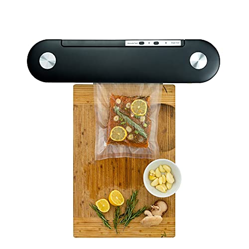 Vacuum Sealer for Food Savers Vacuum Sealer Machine Bag Sealer Seal A Meal Compact Design for Sous Vide Food Sealer Bags Storage LED Indicator Lights