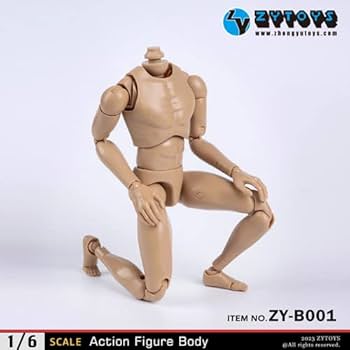 Amazon | ZYTOYS 1/6スケール 汎用 男性アクションフィギュアボディ素