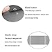 MIGHTYDUTY PU Leather Car Sun Visor Organizer Bag Multi-Function Car Space Hanging Card Phone Storage Pouch Holder with Zipper Card Slots Sunglass Clip, Gray