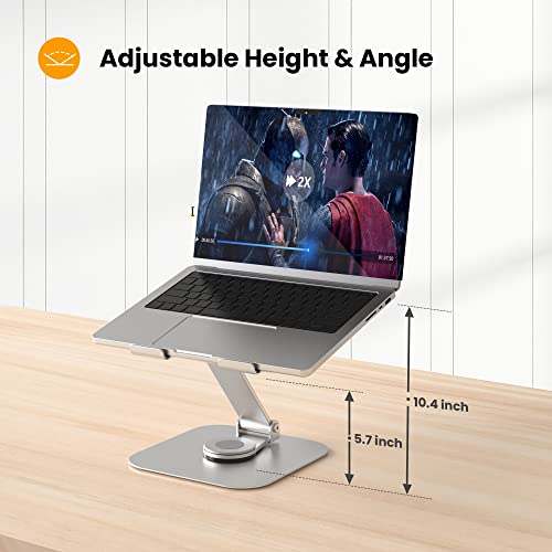 Base ajustable para laptop hasta 11.8 pulg Giratoria 360° miniatura 3