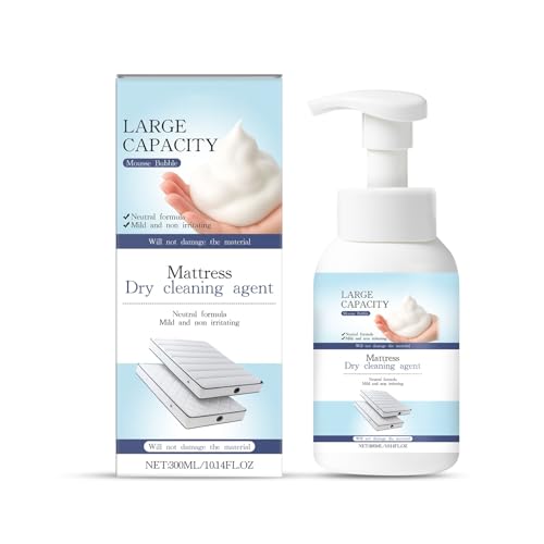 Wash-Free Cleaner Spray, Matratzenreiniger Spray für Matratze, Matratzen Reinigungsmittel, Matratzen Reiniger Geruchsentferner, Leistungsstarker Matratzen-Gelbreiniger (1)