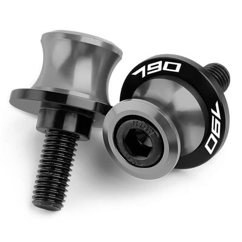 Sharrqing Motorrad CNC Aluminium Schwinge Spulen Ständer Schrauben Modifiziertes Zubehör Orange Kompatibel Mit Duke 790 DUKE790 790 Adventure M10