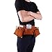 Child's Tool Pouch, Grocery House Leather Kids Tool Belt Set with Leather Hammer Loops, Child's Tool Apron, Candy Pouch For Construction Worker Role Play Costume