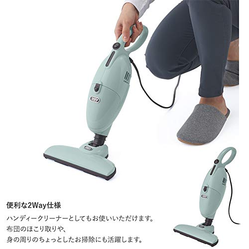 【美品】TOFFY 掃除機　シェルピンク ☆トフィー　マルチスティッククリーナー レトロクラシックデザインの「Toffyマルチスティッククリーナー