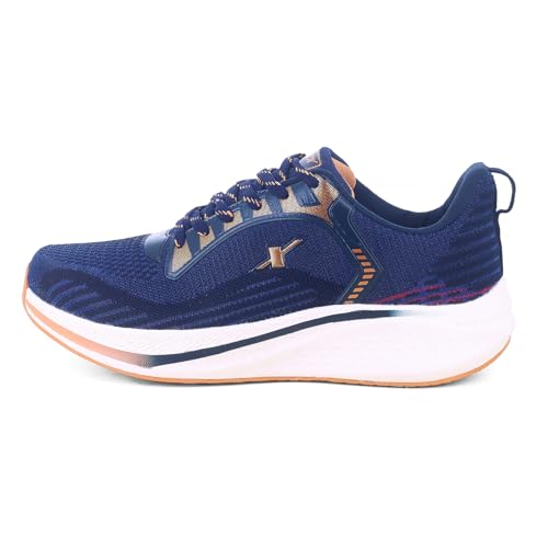 Image of SPARX Sports Running Shoes for Men - Lightweight Breathable Lace-Up Athletic Shoes with Cushioned Comfort, Shock Absorption, Durable Grip, Flexible Sole & Everyday Walking Performance