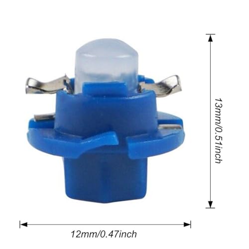 Kit 10 Bombillas LED T5 B8.4D Azul Hielo para Panel Instrumentos miniatura 5