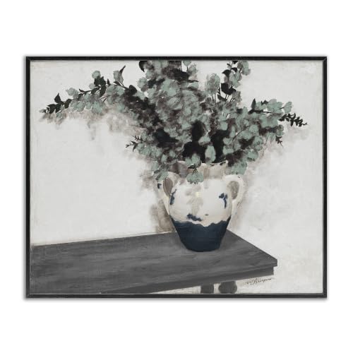 Rustic Eucalyptus Botanical Still Life, 11 x 14 Inch Framed Giclée Print