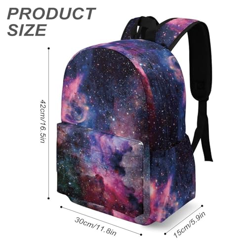 Space Backpack 17 Inch Casual Daily Commuting Oxford Cloth Backpack3