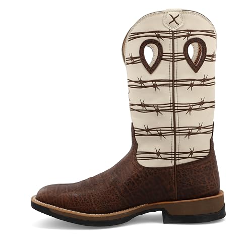Image of Twisted X Men's 6 inch Work Oblique Toe Boot with CellSole comfort footbed