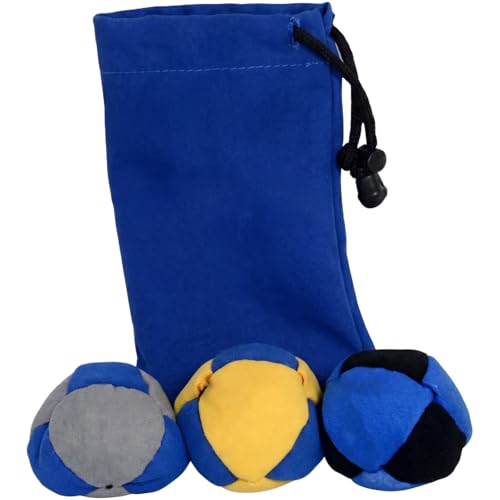 image for lopmou 3 Pack Soccer Dirtbag Hacky Footbag Sacks Soft 2.36 inches Foot