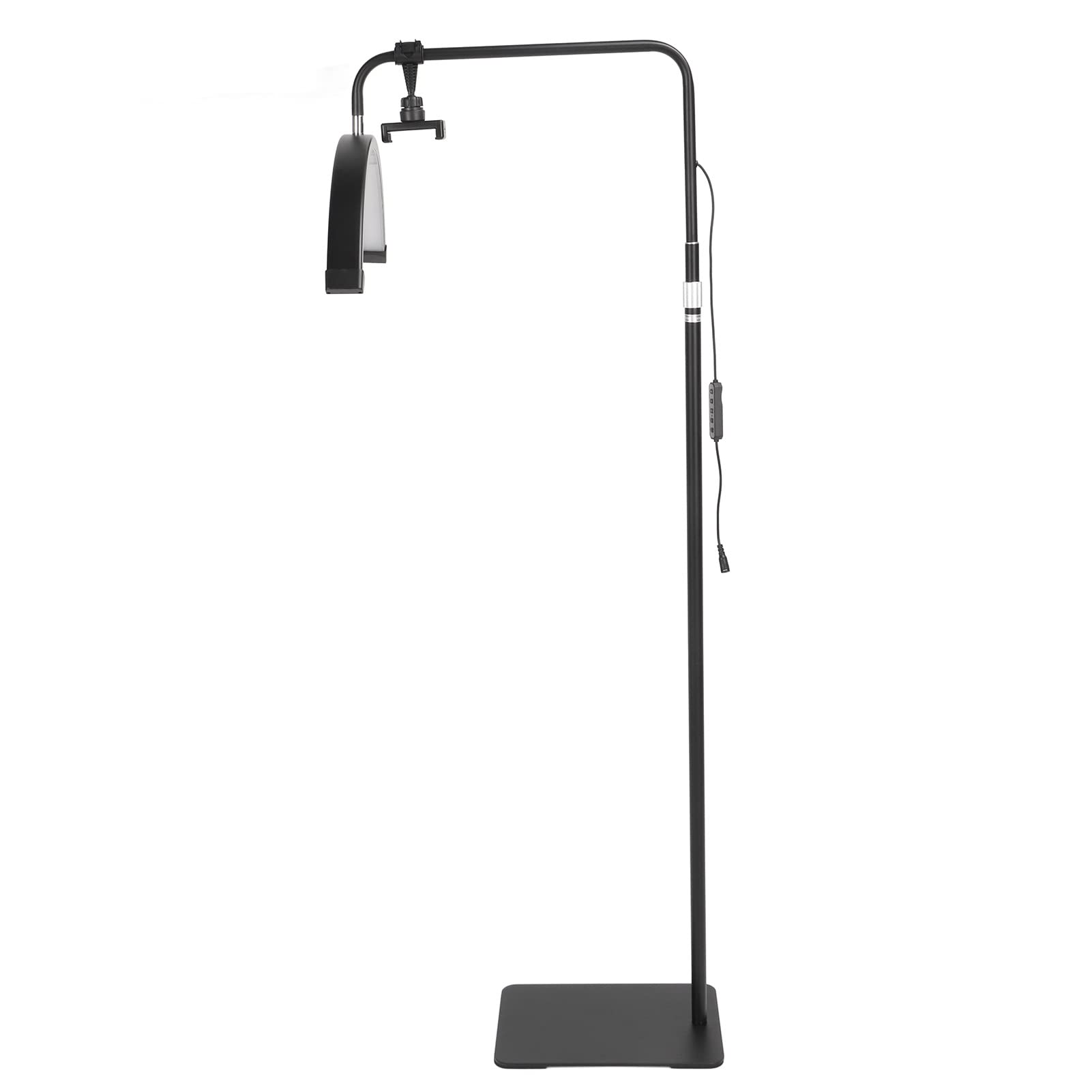 LED Beauty Lampe Dimmbar & Höhenverstellbar – U-Bogen Stehlampe Mit Ablage, 36W, 3 Lichtfarben, Für Make-up & Tattoo