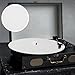 2 PCS Record Player Mat, 12 Inch Turntable Slipmat Mat, Anti-Slip Felt Record Player Platter Mat, Vibration Reduction Slipmat for Vinyl Record Players (Black, White)