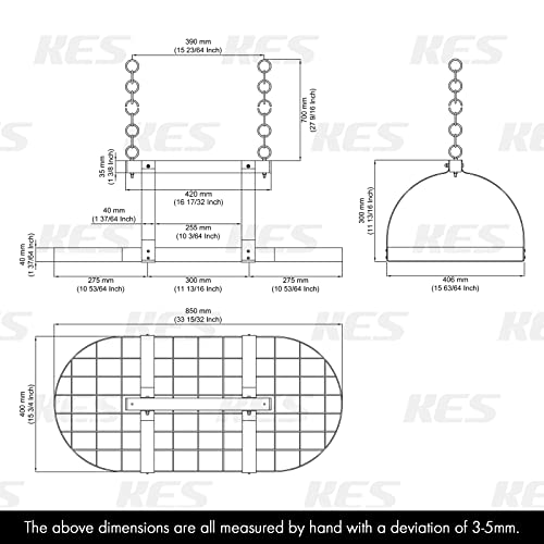 KES Plafond Opknoping Pot Rack 85CM Plafondplank voor Keuken Ovale Pot en Pan Rack Mat Zwarte Pot Hanger met 20 S Haken, KUR221S85-BK - Image 5