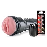 Fleshlight Vibro Pink Lady Touch - SuperSkin Masturbator mit 3 Vibrations-Bullets, Sex-Spielzeug extrem realistisch