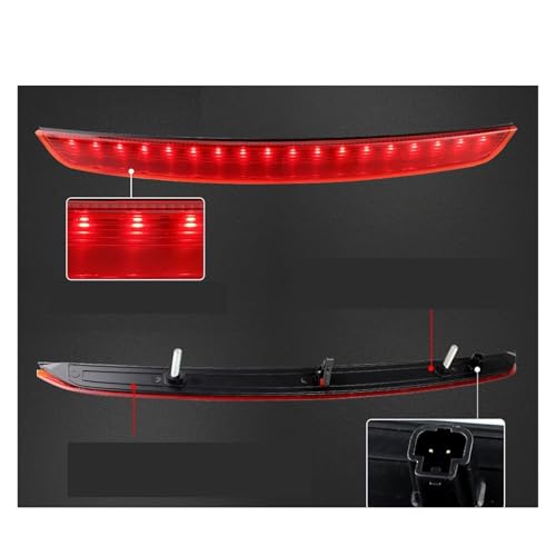 Feu stop pour TT 8J MK2 feu arrière LED rouge 2008 2009 2010 troisième stop - 7
