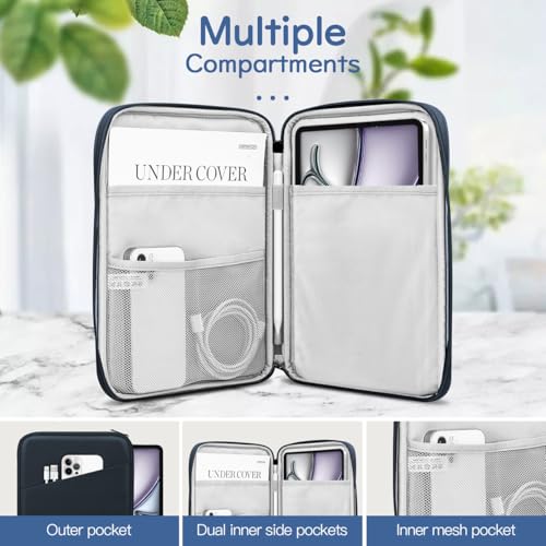 Image of Dadanism 13 Inch Tablet Sleeve Bag Carrying Case for iPad Pro 13 inch M5 /M4 2025 /2024, iPad Air 13 inch M4 /M3 2026 /2025, iPad Pro 12.9 inch, Galaxy Tab S10+ /S9 FE+ /S9+ 12.4 inch, Remarkable Paper Pro 11.8 inch, Indigo
