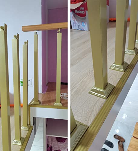 Poteaux de balustres pour plateforme d'escalier au sol : stabiliser une rampe instable