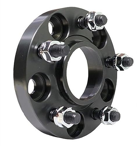Entretoises de roue 5x115 pour Chrysler 300 cales de 25mm hubcentric noires alésage 71.6mm