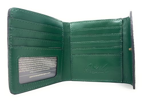 Patricia Nash Women's Reiti Leather Bifold Wallet, Soft Green3