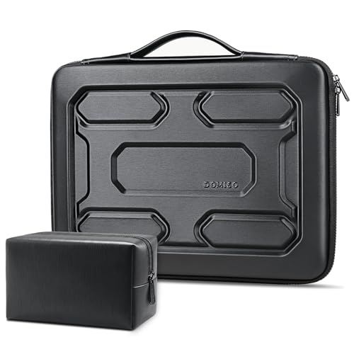 DOMISO 15-16" Waterproof Shockproof Laptop Case with Handle