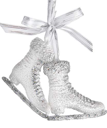 Ice Skates With Glitter Ornament