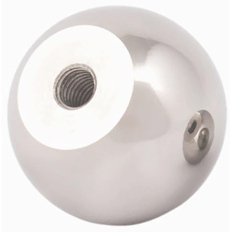 Ball Knob Stainless Steel 16mm Diameter M6 Female Thread, Pack of 2, MFR: 1443624