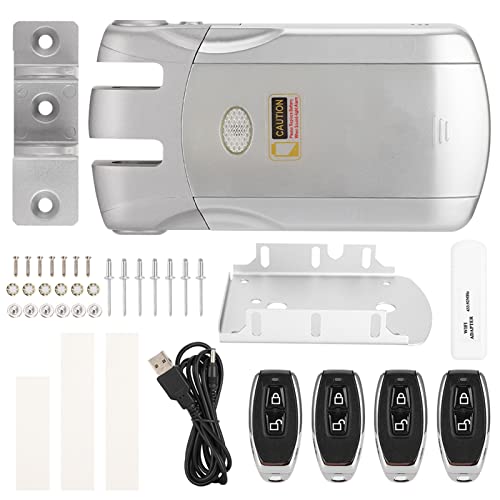 Wafu 010 Serrure de Porte Intelligente, Serrure de Sécurité WiFi D'entrée Pour Tuya Serrure de Porte Intelligente à Distance Sans Fil Invisible Sans Clé Touchant la Serrure