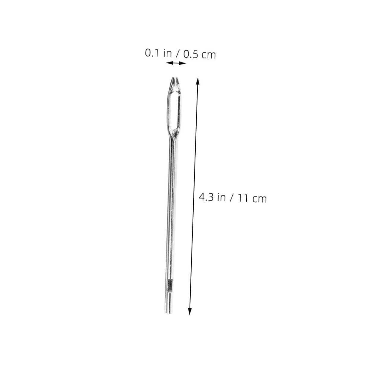 Cabilock 8Pcs Tire Repair Kit with Split Eye Needles Heavy Duty Tools for Quick Car Truck and Bicycle Tire Repairs Efficient Plugs for Easy Use and Wide Applicability