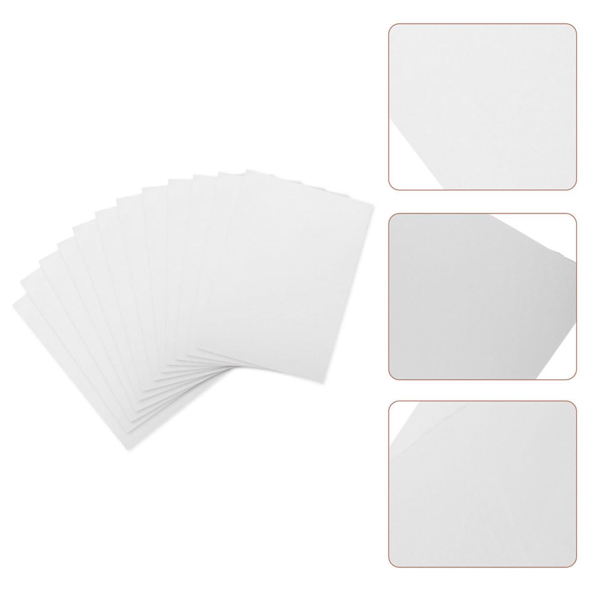 Carta Acquerello Bianca 100 Fogli, Spessa 160g, Carta per Pittura