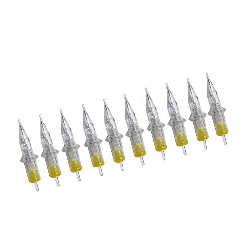 BIGWASP 50Pcs Assorted #12 Standard RS Tattoo Needle Cartridge Round Shader