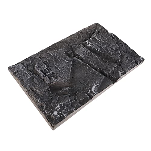 VICASKY 3D Reptile Tank Background Board Stone Decorative Panel for Gecko Terrarium