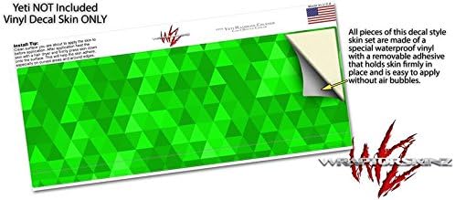 Miniatura 3 de Triángulo verde mosaico – Calcomanía estilo adhesivo para Yeti Rambler Colster y RTIC Can (refrigerador no incluido)