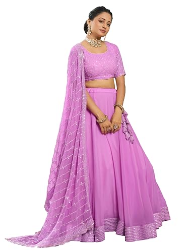 Cbazaar Lavender XSmall Lehenga Image