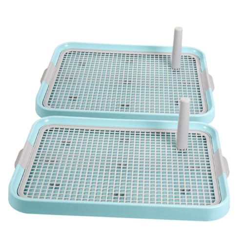 Yardwe Dog Potty Training Set Mesh Dog Toilet Pee Pad Potty Tray for Indoor Use