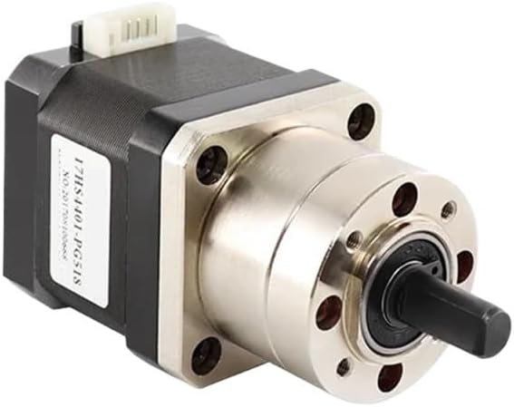 Nema17 17HS4401S-PG5.18：1 Extruder Gear Stepper Motor Ratio Optional Planetary Gearbox Step Geared for 3D Printer(Ratio 368-1)