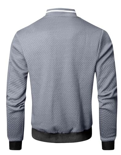 Mens Loose Fit Lightweight Jacket Casual Stylish bomber Jacket4