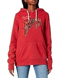 Superdry Damen Heritage Mountain Hood Hooded Sweatshirt, Hike Red, L