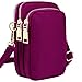 LassZone Women Crossbody Bags Zipper Waterproof Nylon Wallet Cellphone Purse Ladies Shoulder Bag Wristlet Handbag