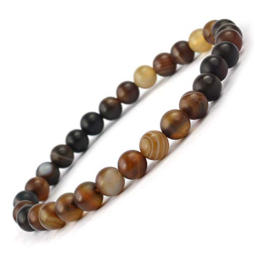 Image of Reiki Crystal Products Natural Crystal Stone Bracelet 6 mm Round Beads for Men & Women | Gemstone Jewellery Bracelet | Reiki Charged | Multiple Stone Variants Available