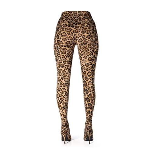 Women's Sexy Leopard Over The Knee Boots, Fashion High Heel Ponited Toe Long Boots for Party, Banquet and Catwalk,8,Leopard3