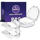 DreamEZ Anti Grinding Mouth Guard for Clenching Teeth at Night, Professional Dental Night Guard for Grinding and Bruxing, Made in The USA (2-Pack)