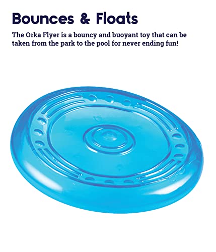 Petstages 0231 Orka Flyer Royal Blue Flying Disc Dog Fetch Toy thumb #5