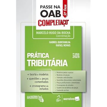 Capa do livro Passe na OAB 2ª Fase - Completaço - Prática Tributária - 9ª Edição 2025