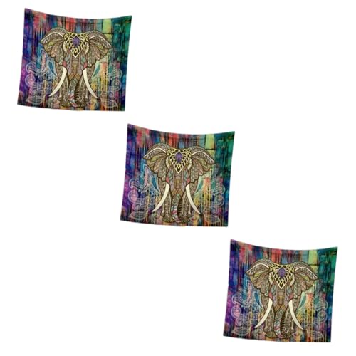 Tapisserie mandala 3 pièces et serviette de plage pour yoga et décoration maison