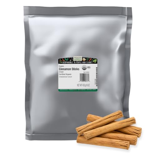 Frontier Co-op Organic Ceylon Cinnamon Sticks 3-inch, 1 lb
