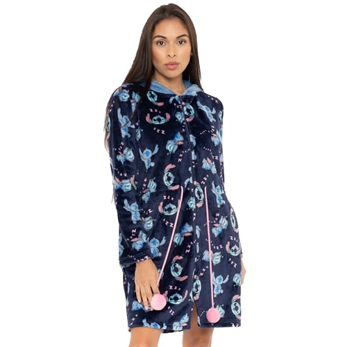 Disney Lilo and Stitch Robe | Stitch Bathrobe For Women | Ladies Bathrobe With Hood | Sizes S-L2