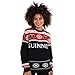 Guinness Holiday Black and Red Crew Neck Cotton Pint Sweater Unisex Official Merchandise