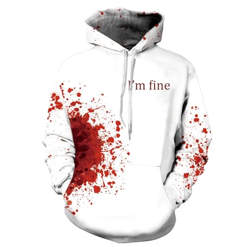 Sweat-Shirt À Capuche Homme Grande Taille 5XL et Veste Zippée Blanche
