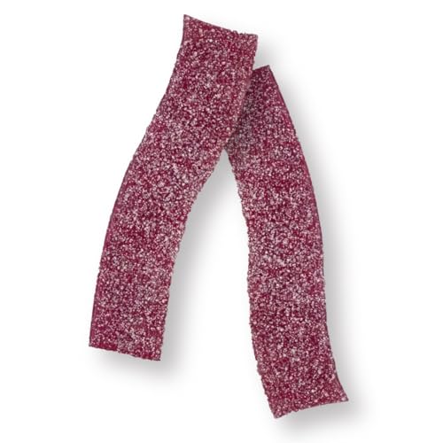 Joyride Sweets Sour Blue Raspberry Candy Strips, 3.5oz Pack, Sour Gummy Candy Strips, 80% Less Sugar, Plant Based Candy